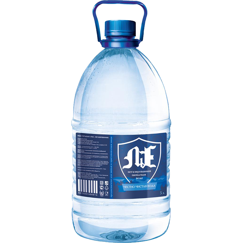 Вода Обнинск: Вода «Лье» 5 литров