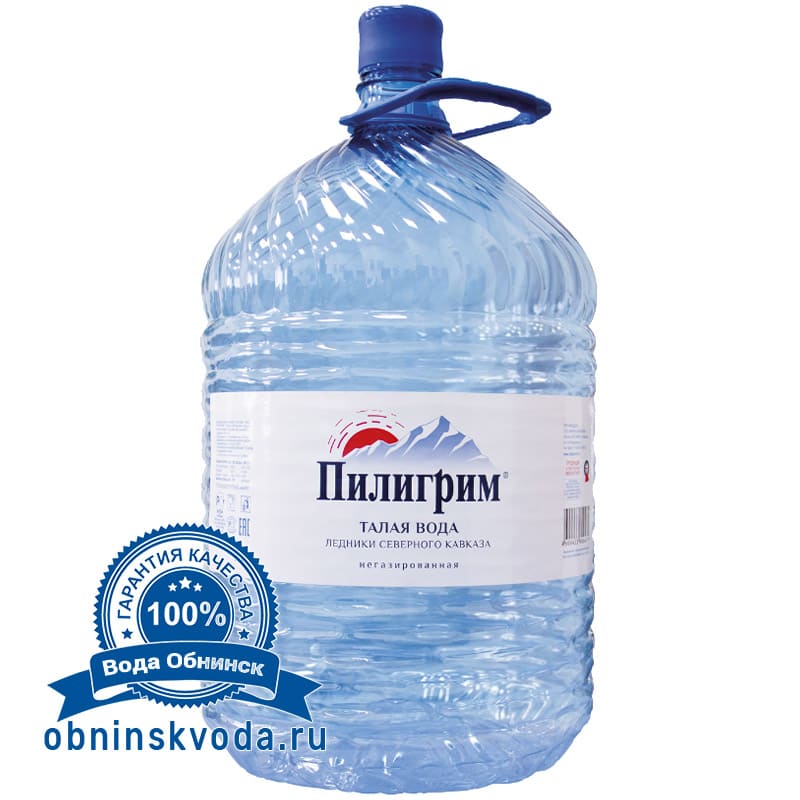 Вода Обнинск: Вода «Пилигрим» 19 литров (ПЭТ)